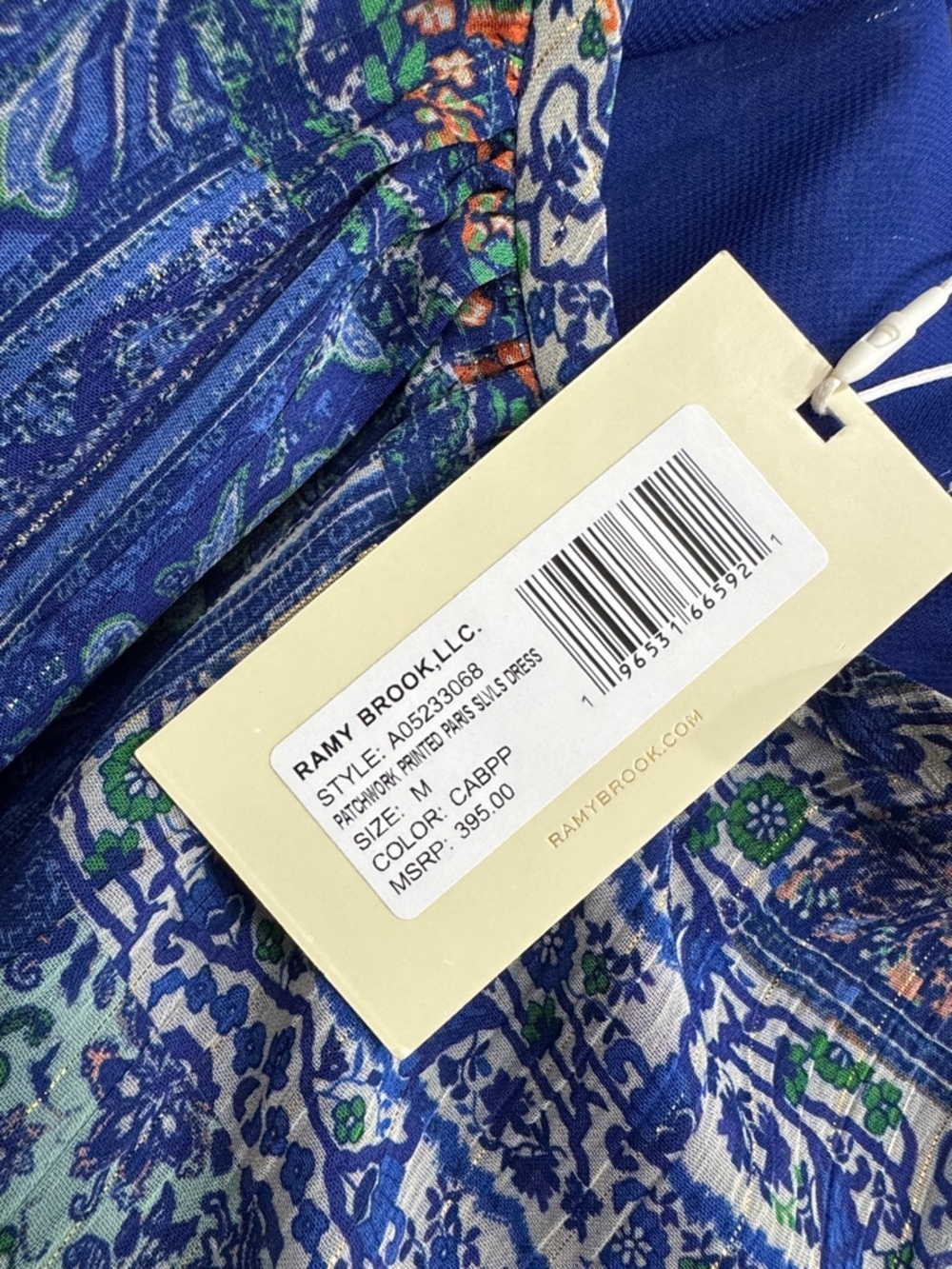 Ramy Brook’s Paris Mini Dress Size M in Cabana Blue - Picture 8 of 9